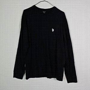 U.s polo Assn. Medium black long sleeve shirt